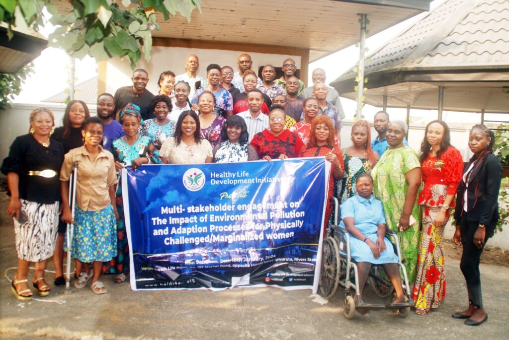Healthy Life Development Initiative advocates inclusion of PWDs, marginalized women in fight against environmental pollution