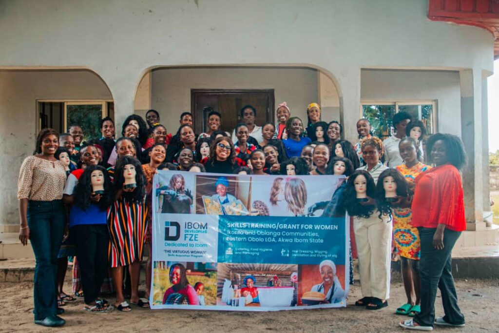 Ibom Developers FZE empowers women in Eastern Obolo LGA with skills training, ₦2m startup grant
