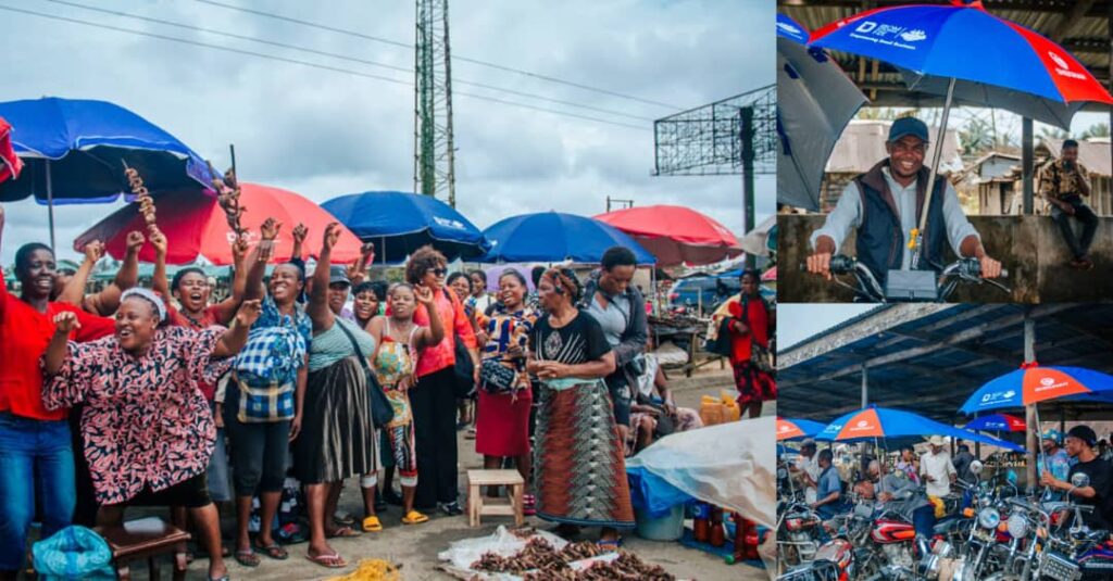 Ibom Developers Fze supports Ikot Abasi small businesses with industrial umbrellas